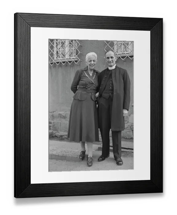 Framed Print : Martin and Else Niemöller Framed Print : Martin and Else Niemöller