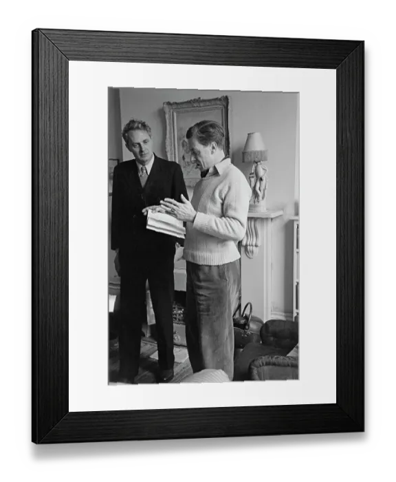 Framed Print : Stephen Spender & Cecil Day-Lewis