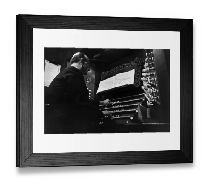 Framed Print : Church Organist Framed Print : Church Organist