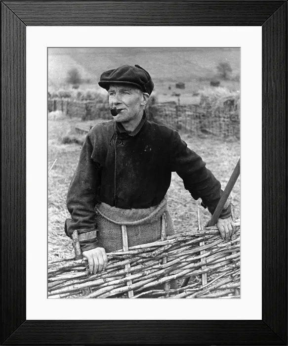 Framed Print : Wiltshire Shepherd