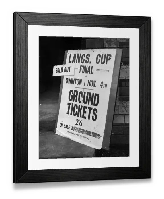 Framed Print : Sell Out Match Framed Print : Sell Out Match
