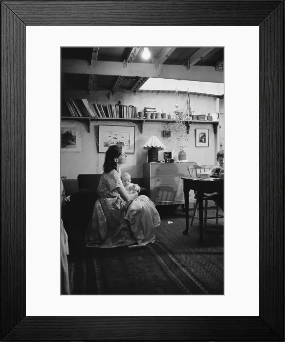 Framed Print : Floating Village