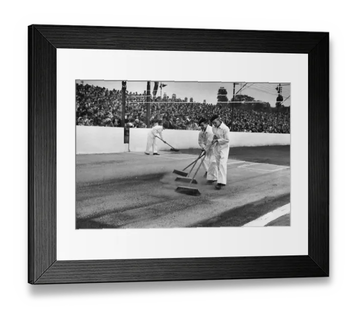 Framed Print : Preparing The Track Framed Print : Preparing The Track