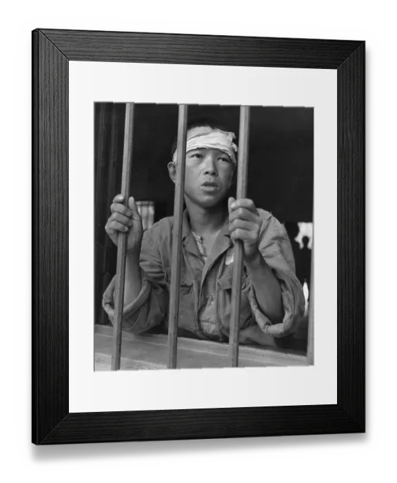 Framed Print : Korean Prisoner Framed Print : Korean Prisoner