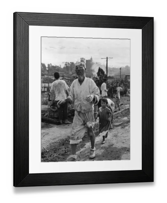 Framed Print : Korean Refugees Framed Print : Korean Refugees