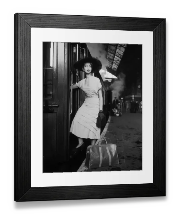 Framed Print : Travelling Fashion