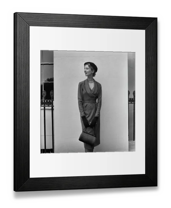 Framed Print : Coat-Dress By Marcus Framed Print : Coat-Dress By Marcus