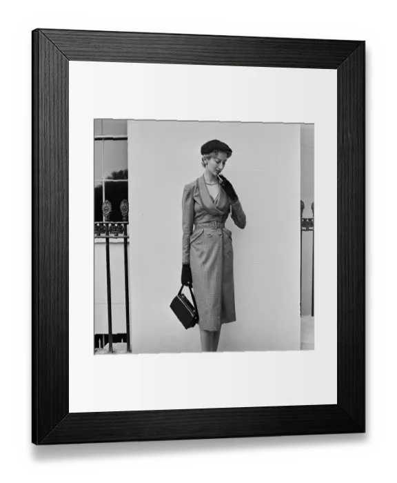 Framed Print : Coat-Dress By Marcus Framed Print : Coat-Dress By Marcus