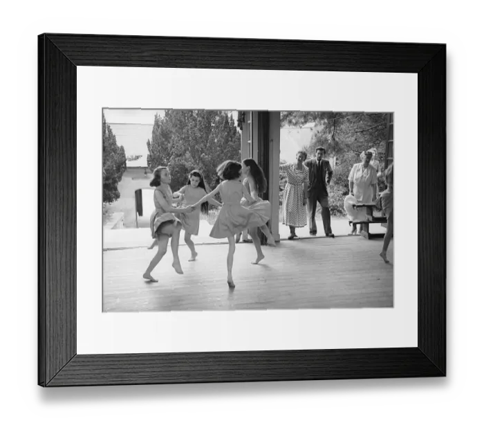 Framed Print : Junior Dance Class Framed Print : Junior Dance Class