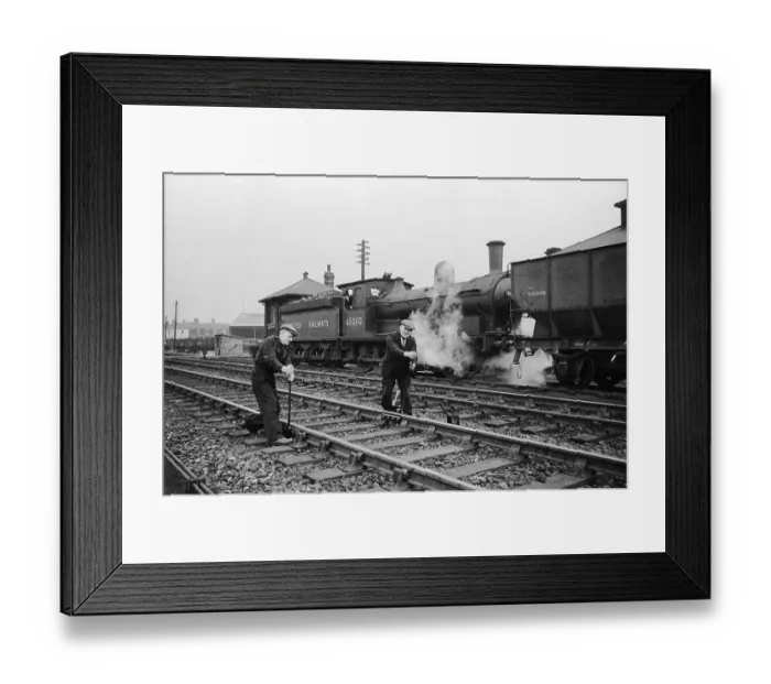 Framed Print : Darlington Rail Worker