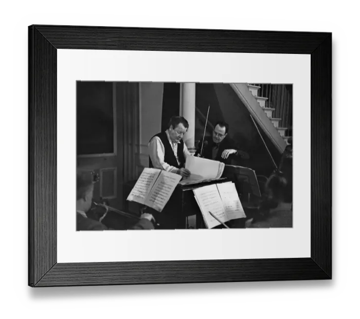 Framed Print : Lambert Rehearses Ballabile Framed Print : Lambert Rehearses Ballabile