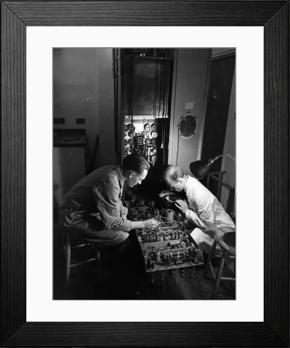 Framed Print : Electron Microscope