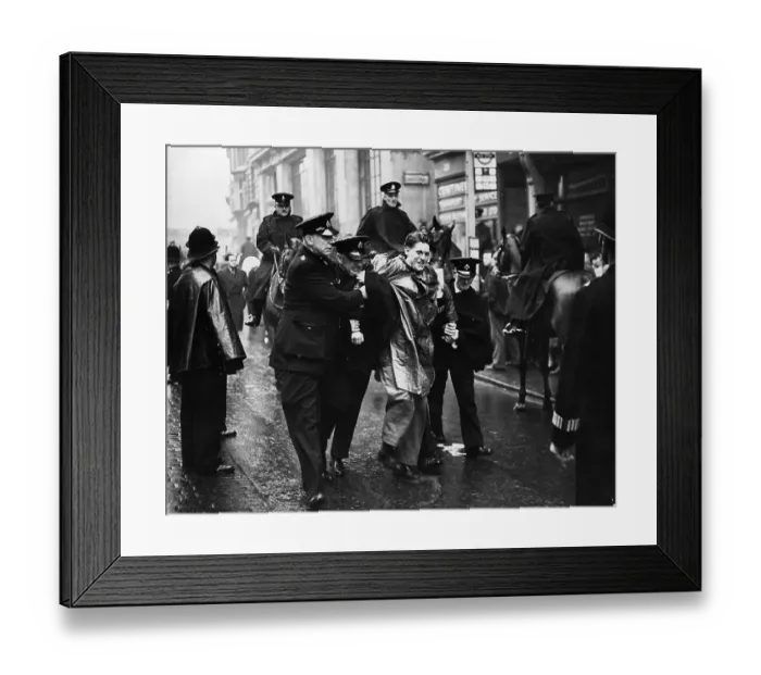 Framed Print : May Day Arrests Framed Print : May Day Arrests