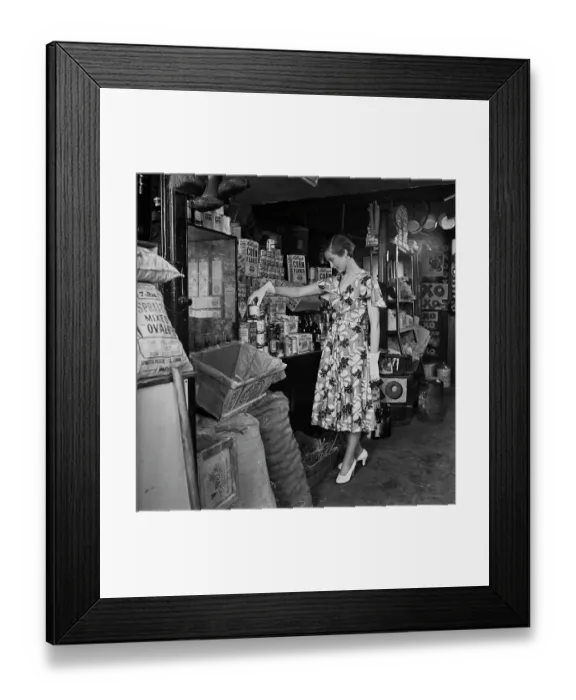 Framed Print : Brenner Outfit At The Village Shop Framed Print : Brenner Outfit At The Village Shop