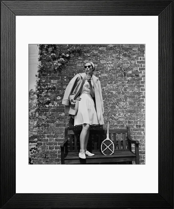 Framed Print : Jaeger Tennis Outfit Framed Print : Jaeger Tennis Outfit