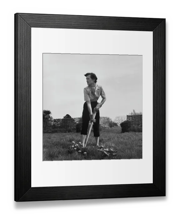 Framed Print : Gardening Fashion Framed Print : Gardening Fashion