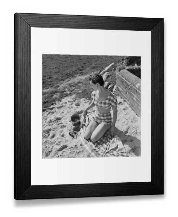 Framed Print : Beach Outfit Framed Print : Beach Outfit