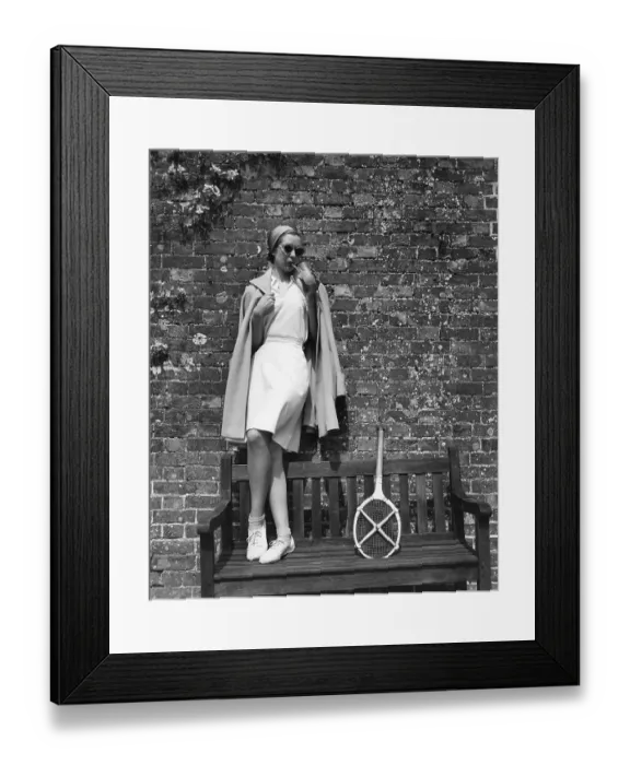 Framed Print : Tennis Fashion Framed Print : Tennis Fashion