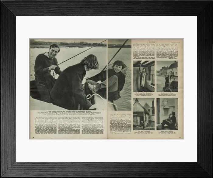 Framed Print : Emma Smith Settles In Framed Print : Emma Smith Settles In