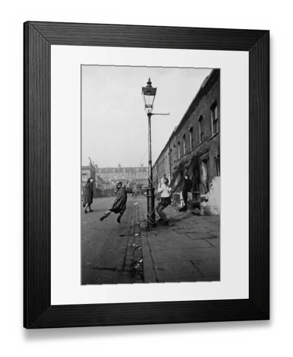 Framed Print : Children Swinging Framed Print : Children Swinging
