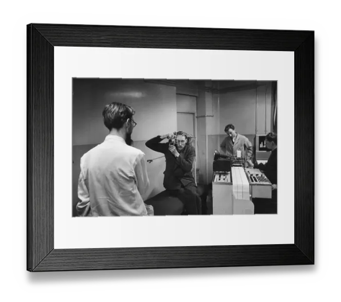 Framed Print : Brain Wave Machine Framed Print : Brain Wave Machine