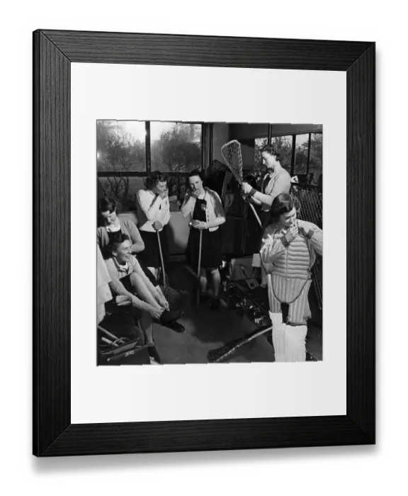 Framed Print : Lacrosse Girls Framed Print : Lacrosse Girls