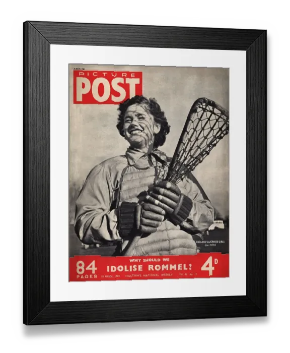 Framed Print : Lacrosse Girl Framed Print : Lacrosse Girl