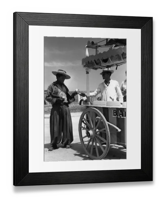 Framed Print : Ice-Cream Man Framed Print : Ice-Cream Man