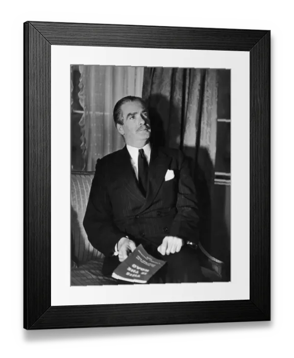 Framed Print : Anthony Eden Framed Print : Anthony Eden