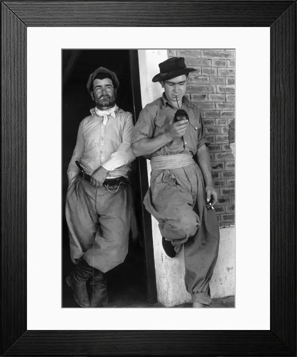 Framed Print : Two Labourers