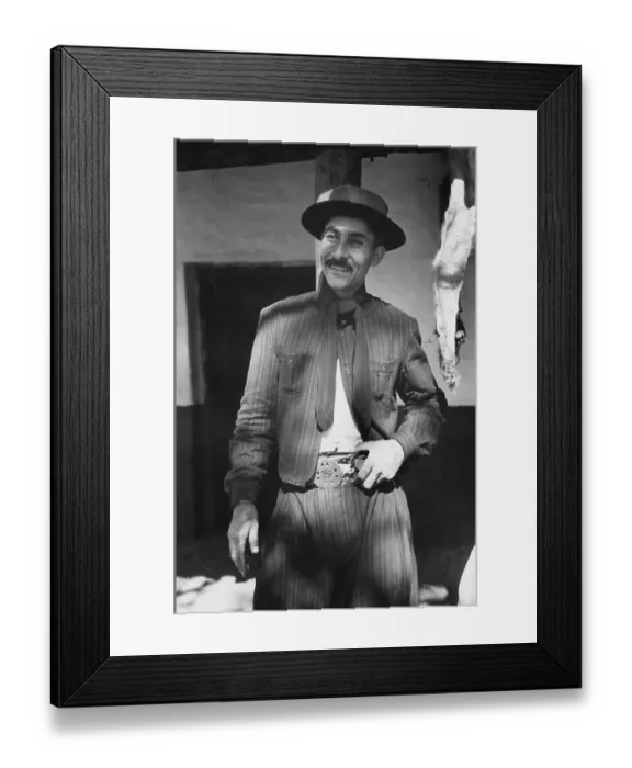 Framed Print : Gaucho Fashion