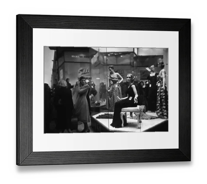 Framed Print : Window Mannequins