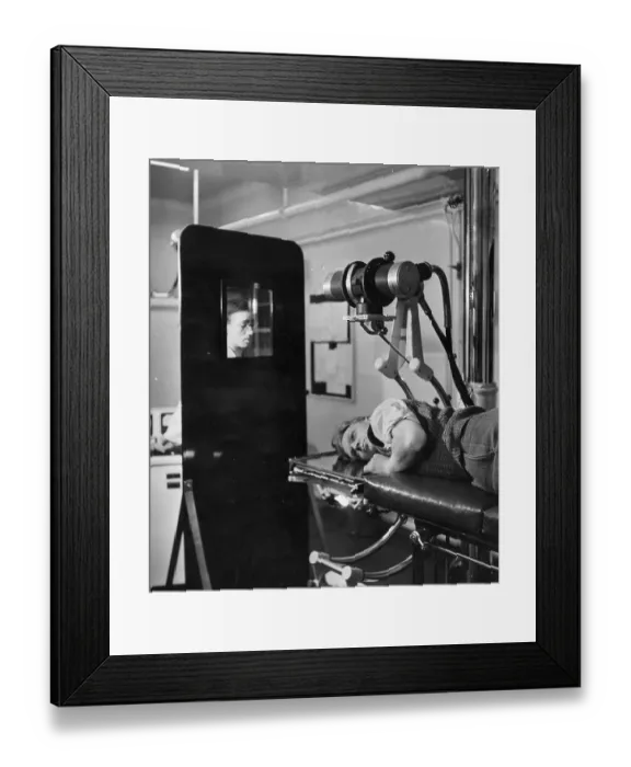 Framed Print : Radiation Exam Framed Print : Radiation Exam