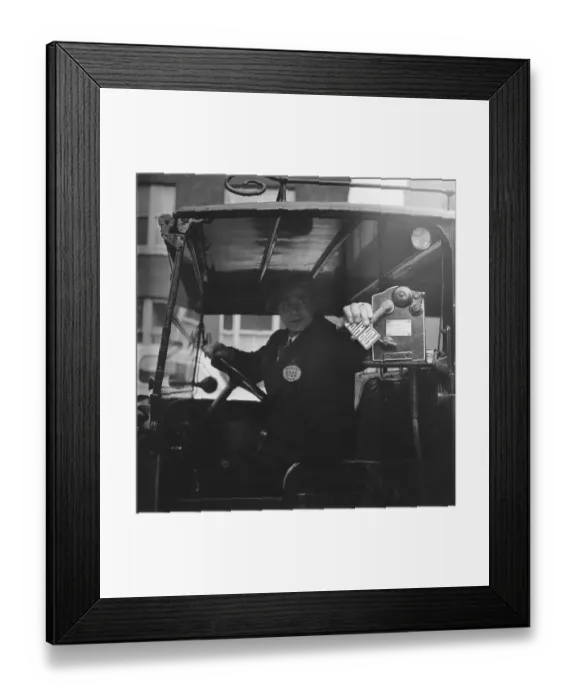 Framed Print : Cab Driver Framed Print : Cab Driver