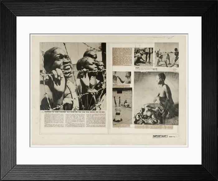 Framed Print : Picture Post Galley : Life In A Sudan Prison Framed Print : Picture Post Galley : Life In A Sudan Prison