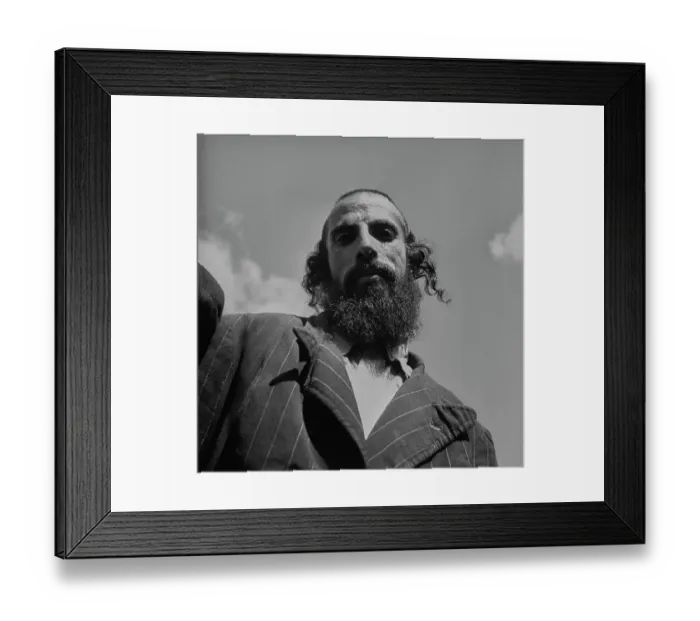 Framed Print : Yemenite Jewish Man In Israel Framed Print : Yemenite Jewish Man In Israel