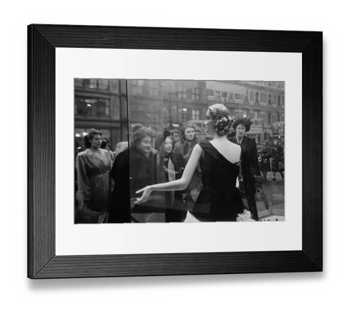 Framed Print : Window Shoppers, 1950