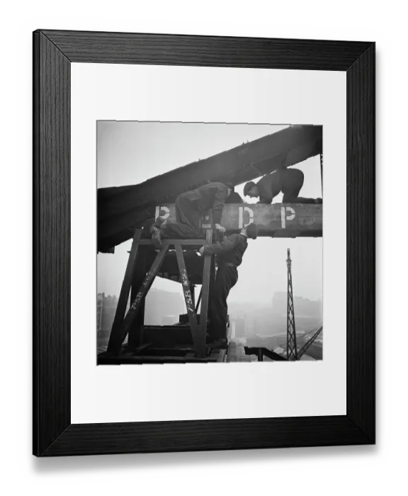 Framed Print : Royal Festival Hall Roof Construction Framed Print : Royal Festival Hall Roof Construction