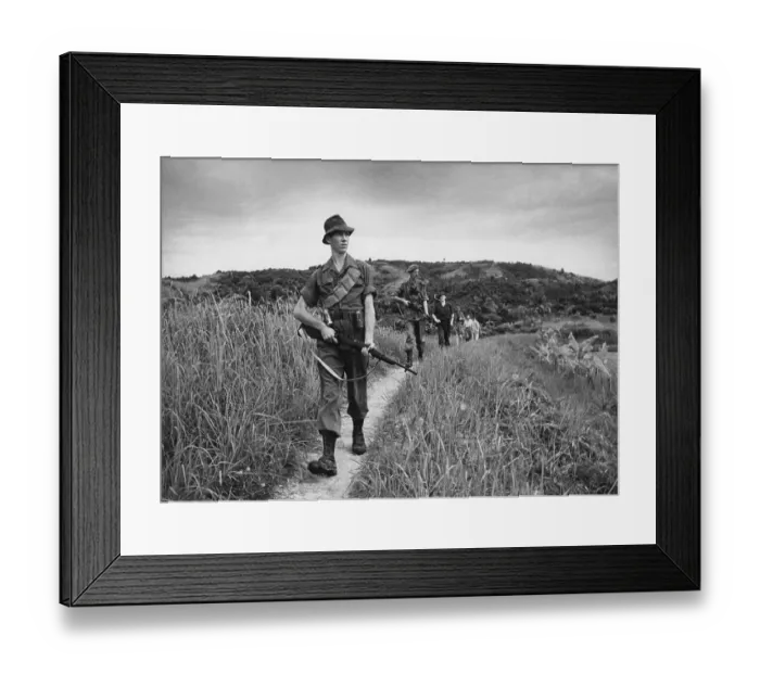Framed Print : Scots Guards In Malaya Framed Print : Scots Guards In Malaya