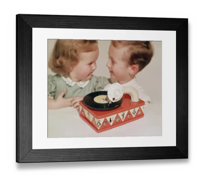Framed Print : Toy Record Player Framed Print : Toy Record Player