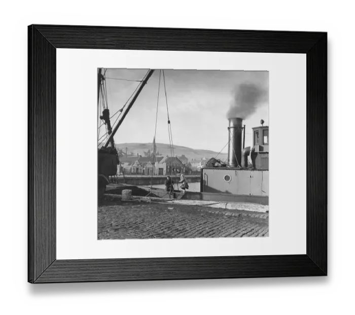 Framed Print : Dunoon. General Election 1950: Ian Nicholson, Labour candidate for Argyll, is seen here Framed Print : Dunoon. General Election 1950: Ian Nicholson, Labour candidate for Argyll, is seen here
