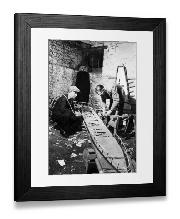 Framed Print : Making Fireworks