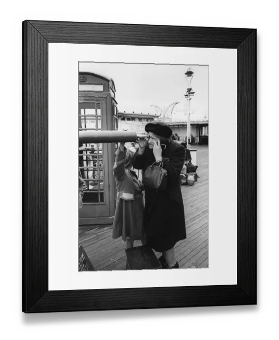 Framed Print : Viewing From Pier Framed Print : Viewing From Pier