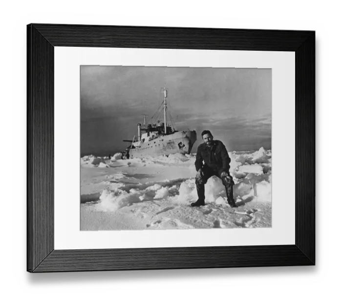Framed Print : The White Continent Framed Print : The White Continent