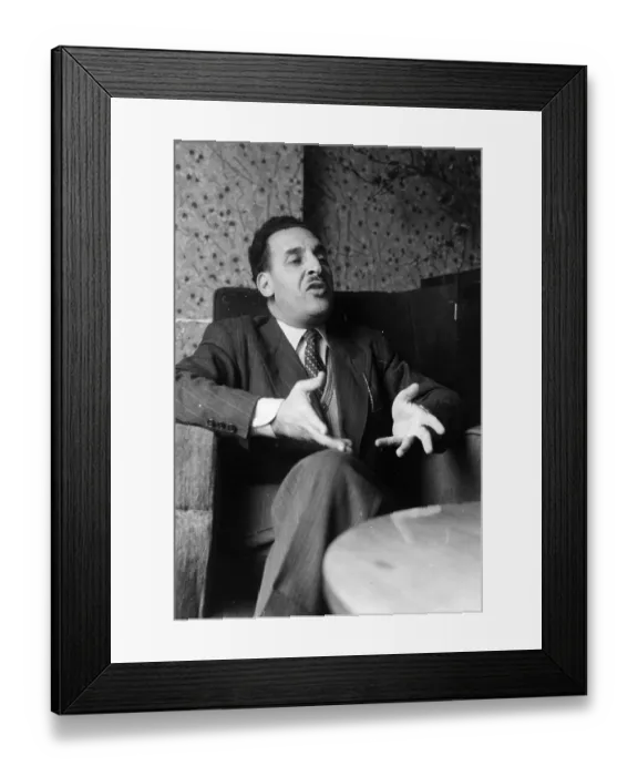 Framed Print : Ferhat Abbas Framed Print : Ferhat Abbas