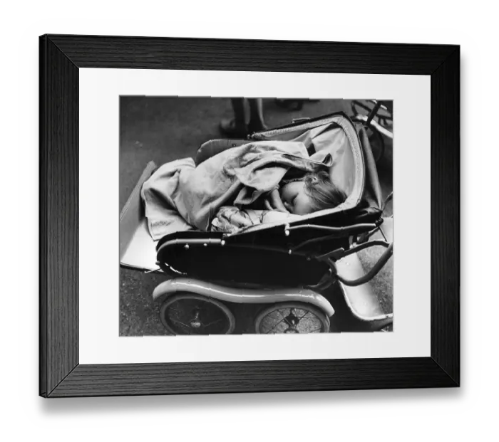Framed Print : Sleeping Baby Framed Print : Sleeping Baby