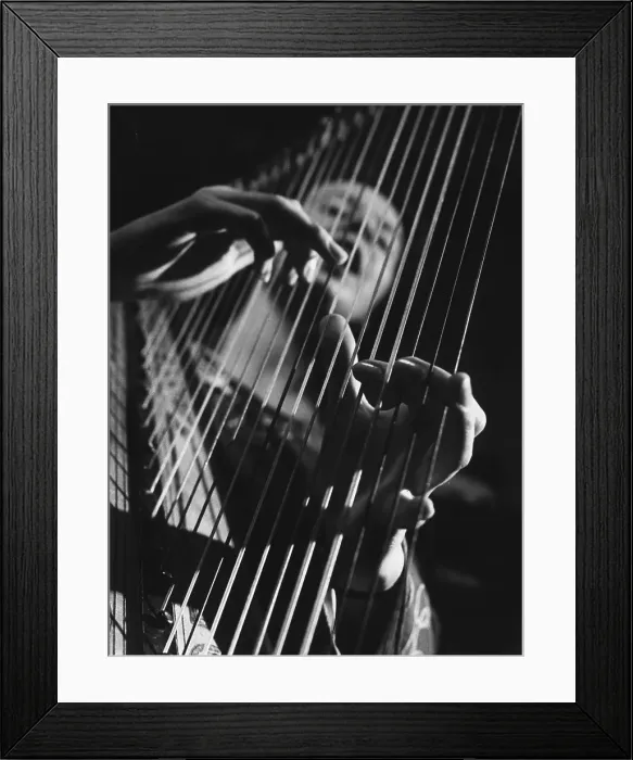 Framed Print : Irish Harpist Framed Print : Irish Harpist