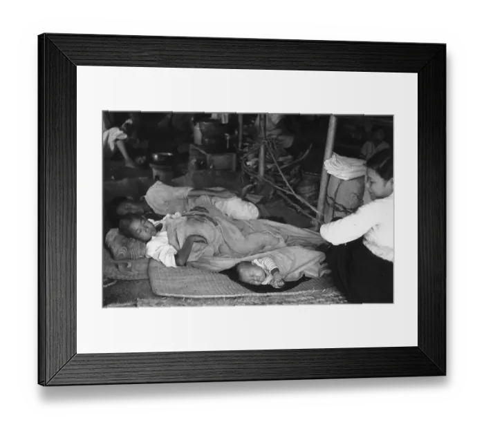 Framed Print : Korean Refugees Framed Print : Korean Refugees