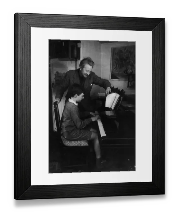 Framed Print : Rubbra And Son Framed Print : Rubbra And Son