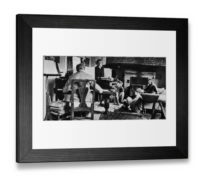 Framed Print : Rubbra Entertains At Home Framed Print : Rubbra Entertains At Home